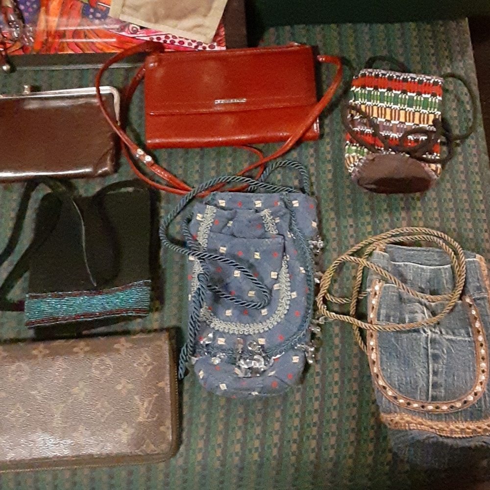 Handbags, clutches,  ect..
